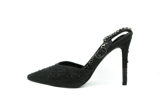Escarpin Slingback "Nuit Scintillante" 125