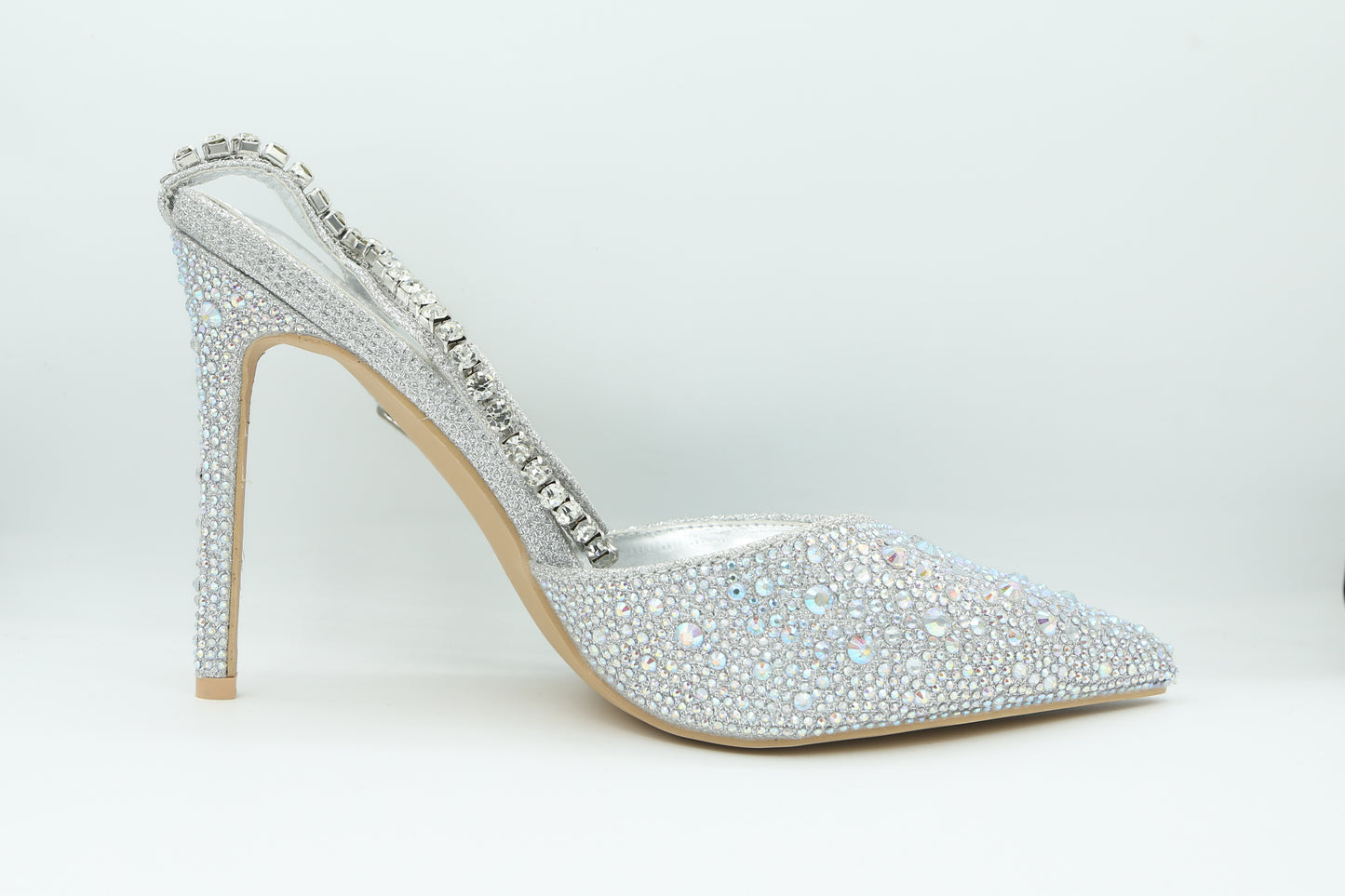 Escarpin Slingback "Éclat Argenté" 126