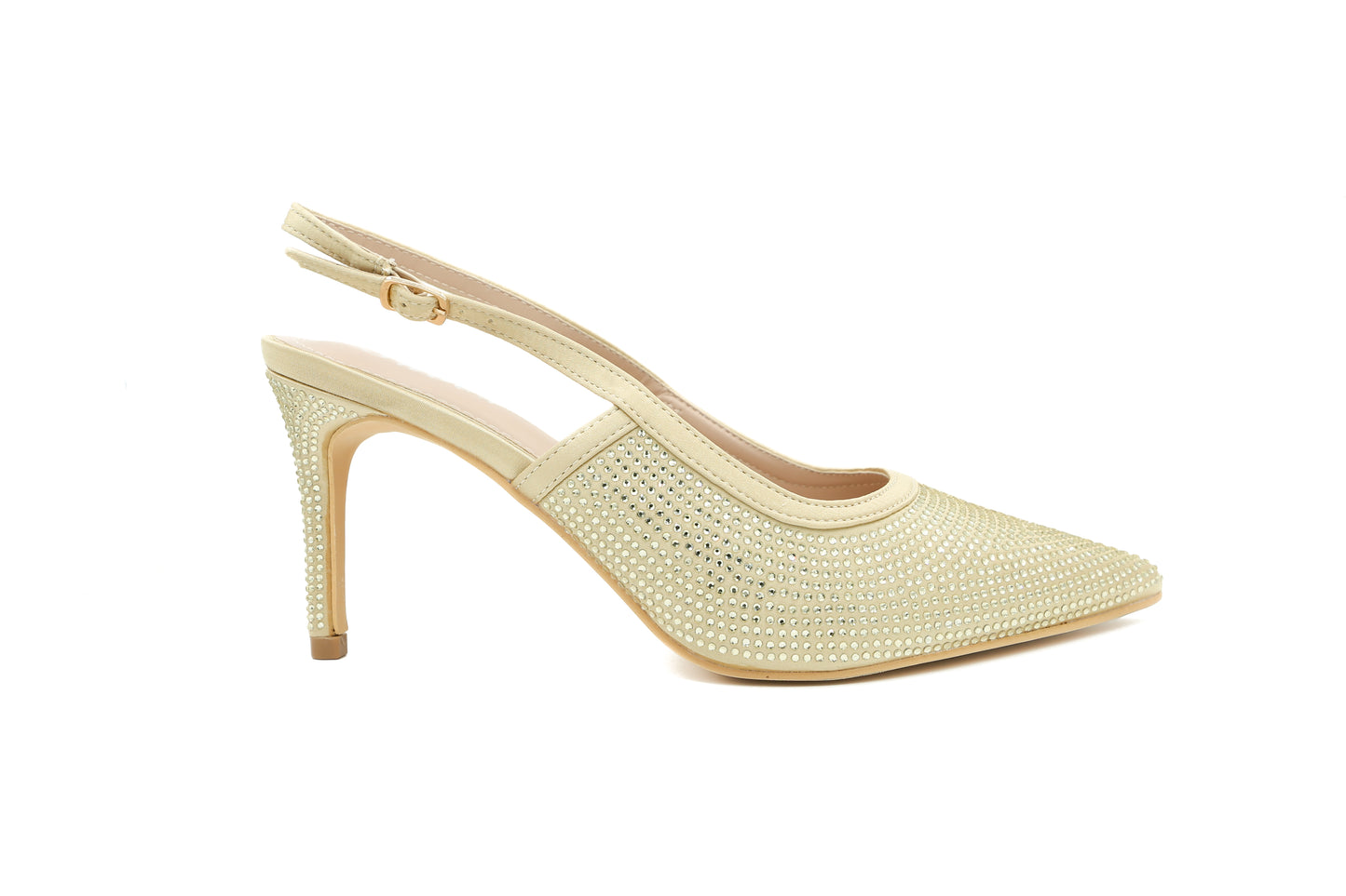 Escarpin Slingback "Doré Scintillant" 128