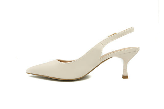 Escarpin Slingback "Ivoire Délicat